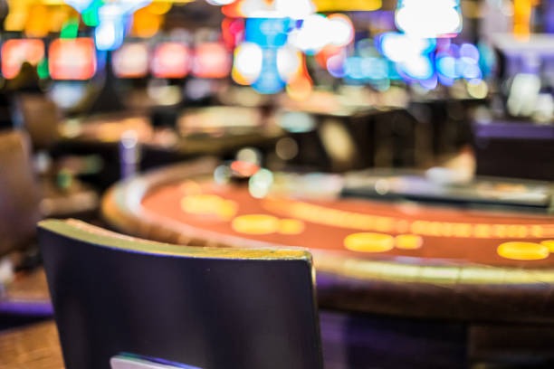 Betting chips and player positions at Bandar Ceme table
